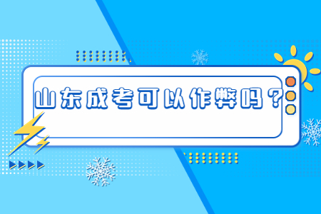 山东成考可以作弊吗？