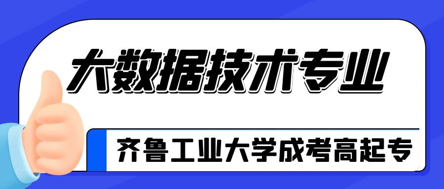 齐鲁工业大学成人高考高起专层次大数据技术专业介绍