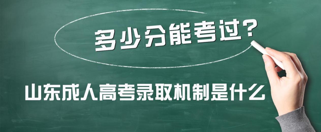 山东成人高考录取机制是什么，多少分能考过？