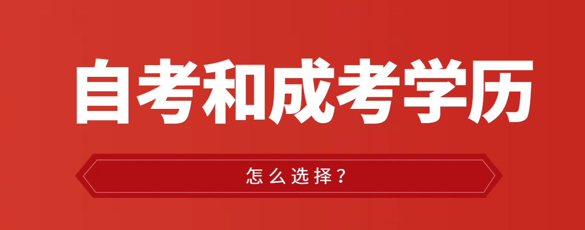 自考本和成人高考专升本，该如何选择？山东成考网