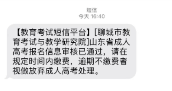 特别提醒|这些地区山东成人高考报名审核结果已出！(图3)