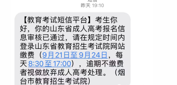 特别提醒|这些地区山东成人高考报名审核结果已出！(图8)