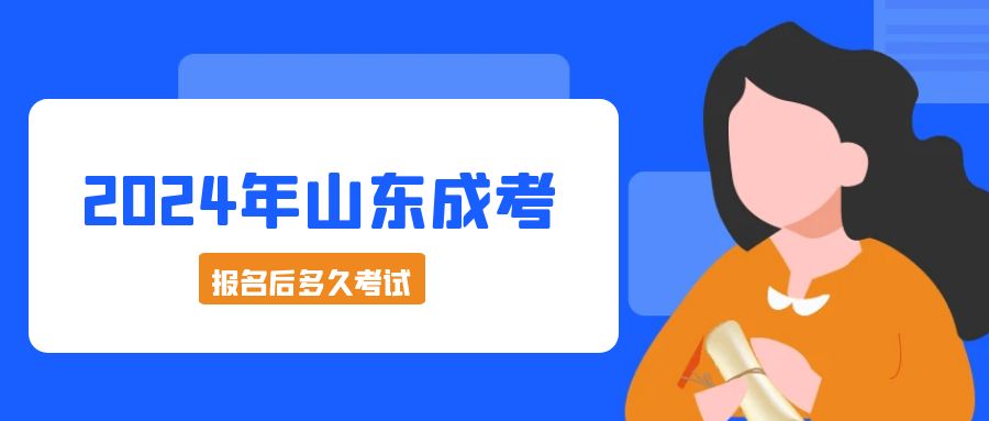 24年山东成考报名后多久考试，山东成考网