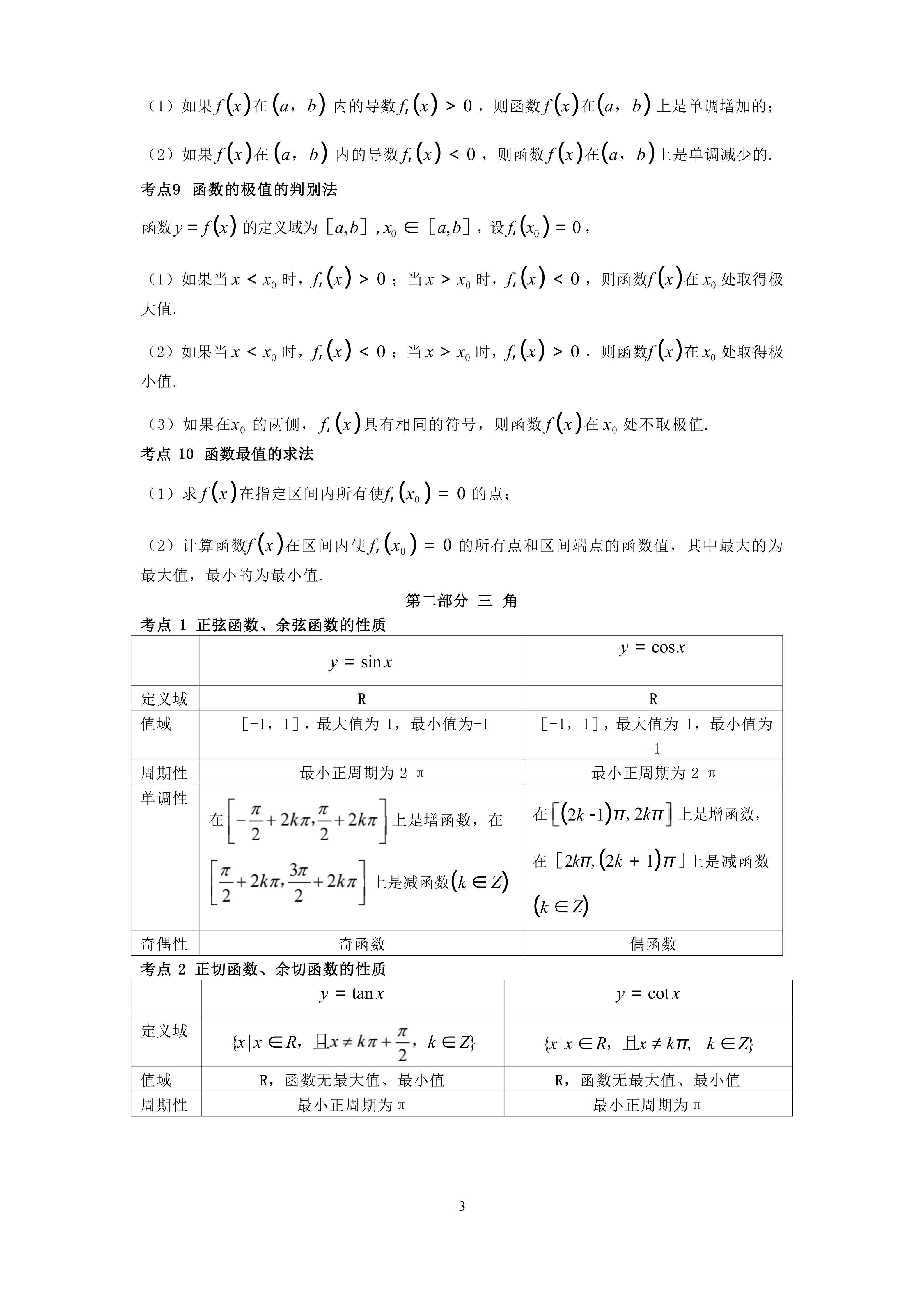 2026年山东成人高考高起专数学精华考点(图4)
