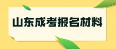 2021年山东成考报名材料怎么准备？分别是什么呢